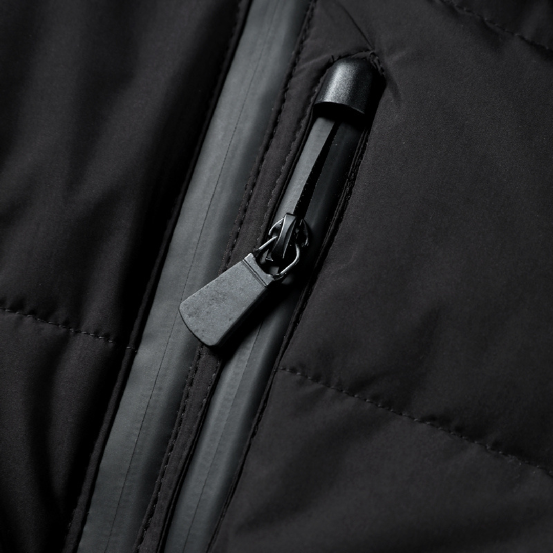 Winter Down Jacket  Belted Waterproof Quilted Design - Product example