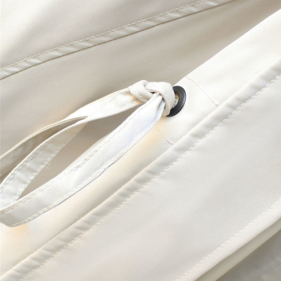 Waterproof Trench Coat  Two-Tone Layered Design - Product detail 4