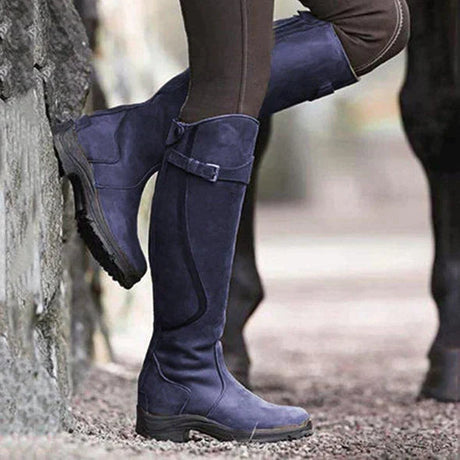 Waterproof Leather Riding Boots  Premium Knee High Design - Product detail 4