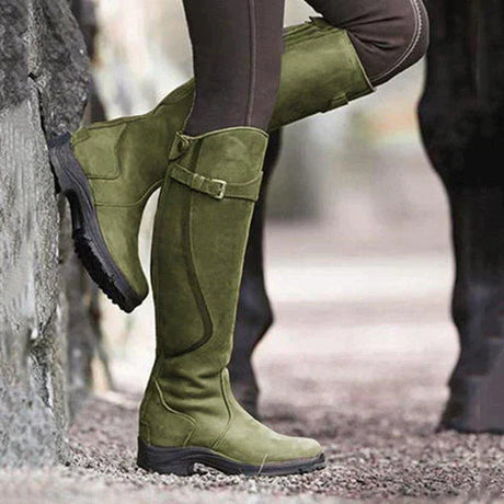 Waterproof Leather Riding Boots  Premium Knee High Design - Product detail 5
