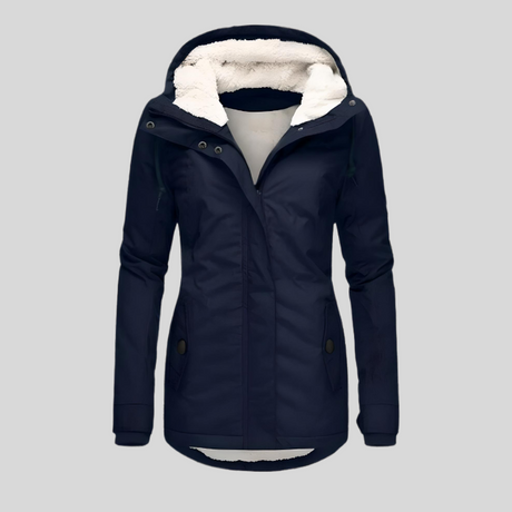 Waterproof Womens Jacket  Fleece Lined Rain Protection - Product example