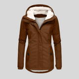 Waterproof Womens Jacket  Fleece Lined Rain Protection - Product detail 4