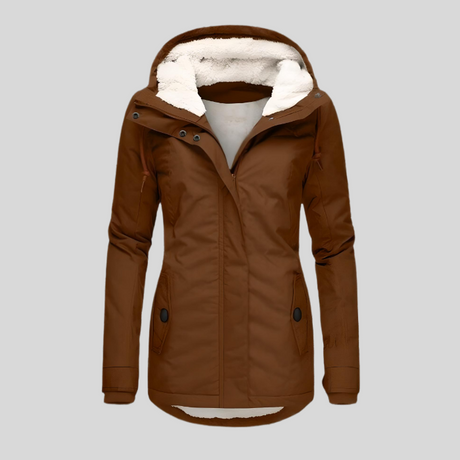 Waterproof Womens Jacket  Fleece Lined Rain Protection - Product detail 4