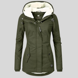 Waterproof Womens Jacket  Fleece Lined Rain Protection - Product detail 5