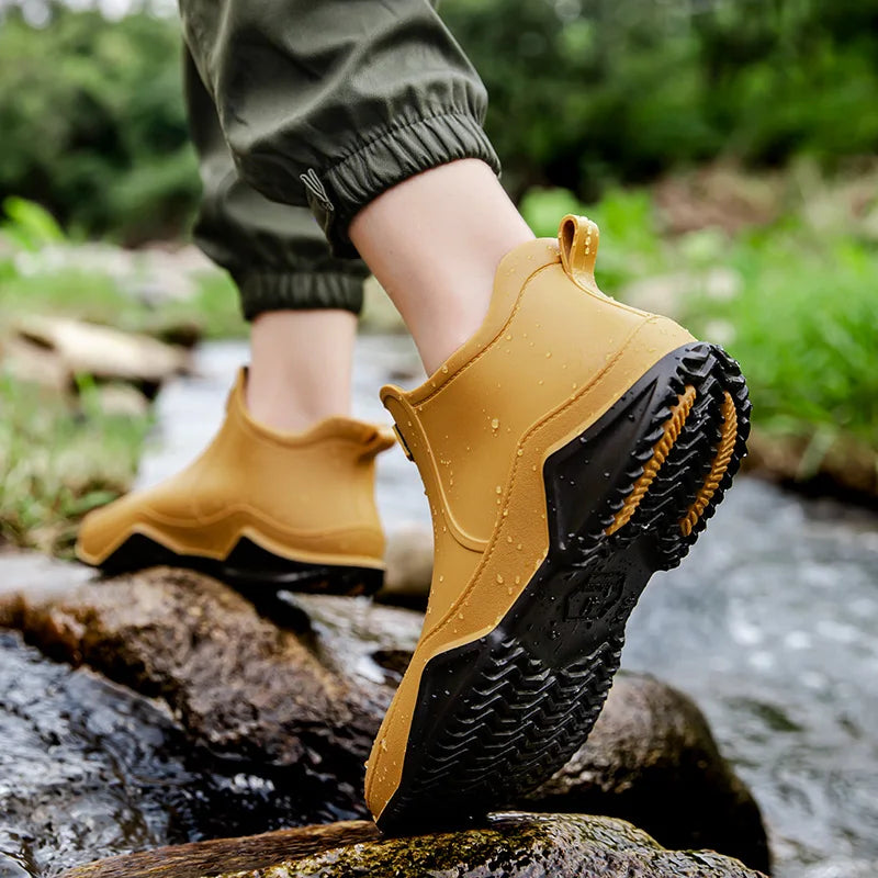 Waterproof Ankle Boots  Slip-Resistant Pull-On Design - Product detail 4
