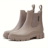 Waterproof Chelsea Boots  Chunky Platform Sole Design - Product showcase