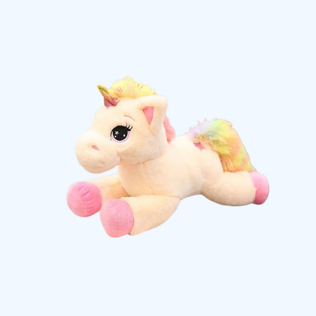 Rainbow Unicorn Plush Toy  Large 80cm Soft Cuddle Companion - Product showcase