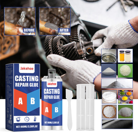 Metal Repair Epoxy Glue  Waterproof Heat Resistant Adhesive - Product showcase