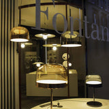 Modern LED Table Lamp  Glass Dome with Copper Finish - Product detail 11