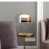 Modern LED Table Lamp  Glass Dome with Copper Finish - Product detail 23