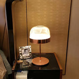 Modern LED Table Lamp  Glass Dome with Copper Finish - Product detail 27