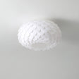 Modern Ceiling Light  White Sculptural Scale Pattern - Product detail 10