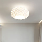 Modern Ceiling Light  White Sculptural Scale Pattern - Product detail 5