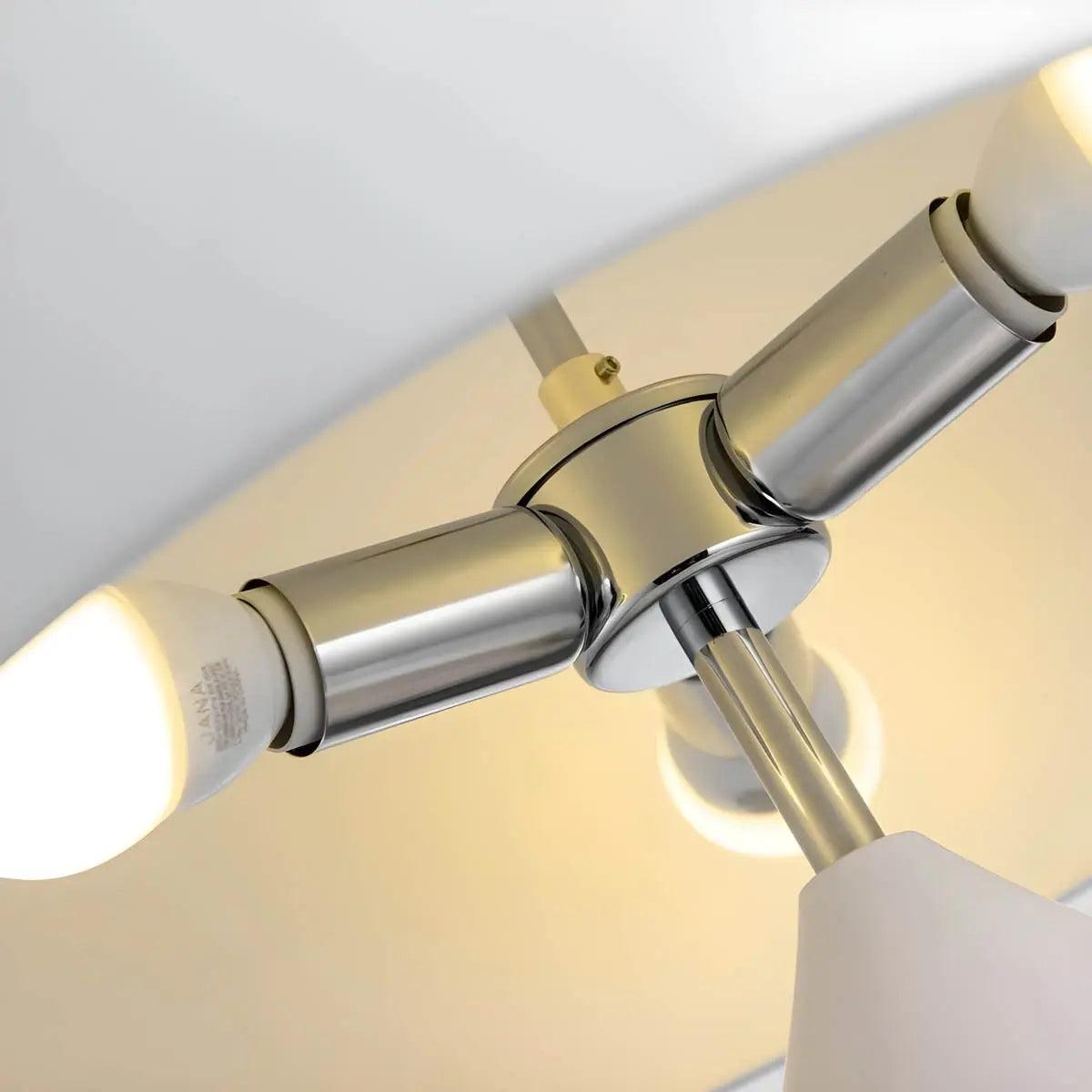 Modern Table Lamp  Dome Shade Brass Finish - Product detail 6