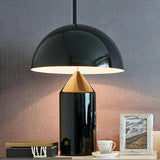Modern Table Lamp  Dome Shade Brass Finish - Product detail 11