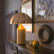 Modern Table Lamp  Dome Shade Brass Finish - Product detail 8