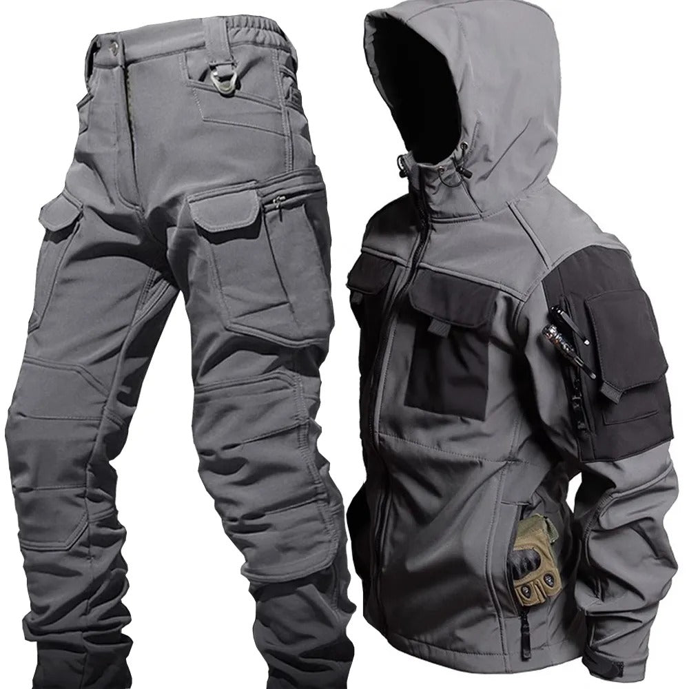 Tactical Outdoor Clothing Set  Waterproof Softshell Hiking Gear - Product detail 4