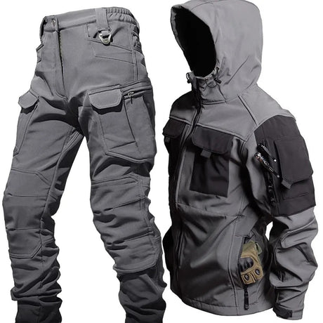 Tactical Outdoor Clothing Set  Waterproof Softshell Hiking Gear - Product detail 4