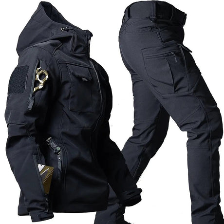 Tactical Outdoor Clothing Set  Waterproof Softshell Hiking Gear - Product detail 5