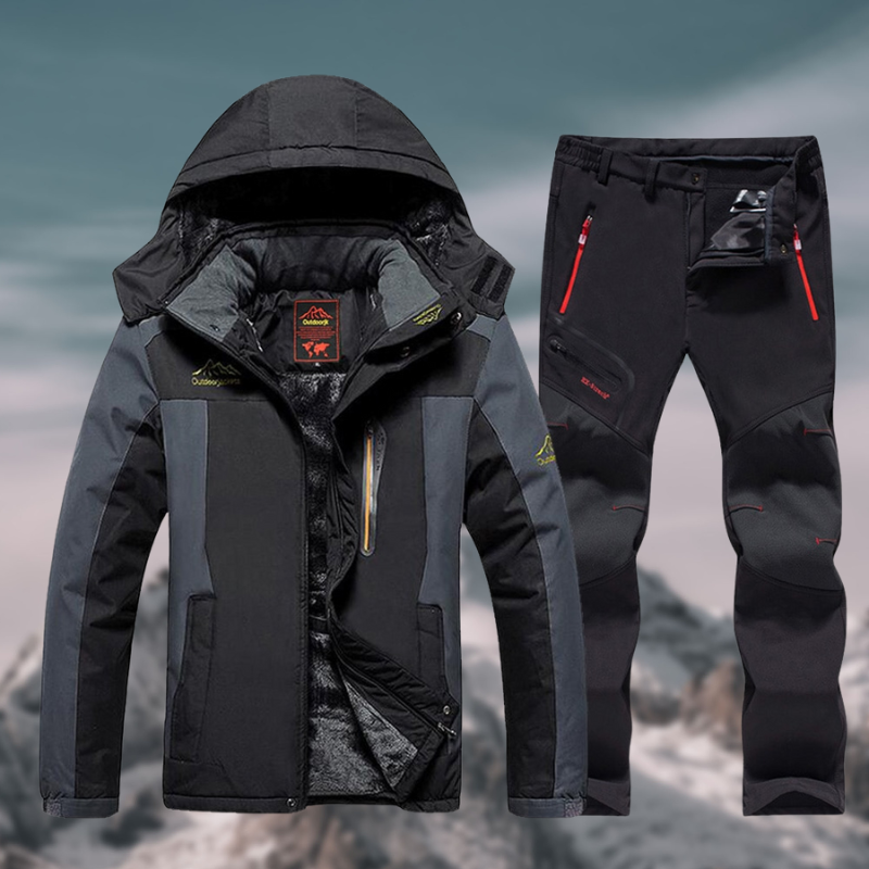 Winter Sports Set  Waterproof Insulated Jacket and Pants - Product showcase