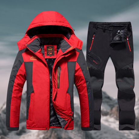 Winter Sports Set  Waterproof Insulated Jacket and Pants - Detailed view