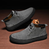 Casual Suede Chukka Boots  Textured Crepe Sole Design - Product example
