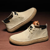 Casual Suede Chukka Boots  Textured Crepe Sole Design - Product detail 4