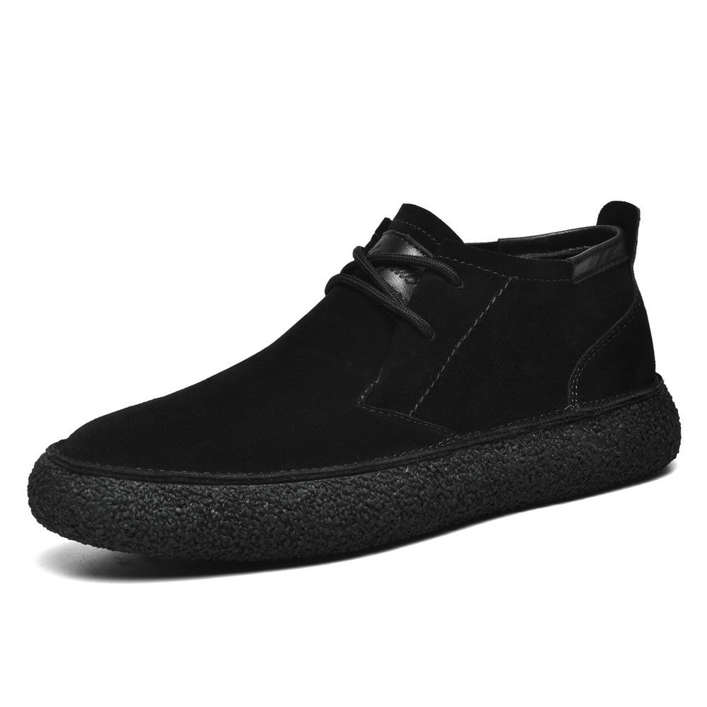 Casual Suede Chukka Boots  Textured Crepe Sole Design - Product detail 9
