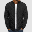 Quilted Bomber Jacket  Diamond Stitch Design - Product showcase