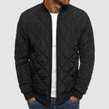 Quilted Bomber Jacket  Diamond Stitch Design - Product showcase
