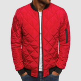 Quilted Bomber Jacket  Diamond Stitch Design - Product example