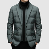 Down Blazer Winter Coat  Tailored Quilted Design - Product detail 4