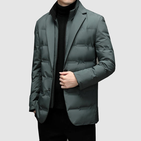 Down Blazer Winter Coat  Tailored Quilted Design - Product detail 5