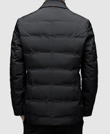 Down Blazer Winter Coat  Tailored Quilted Design - Product example
