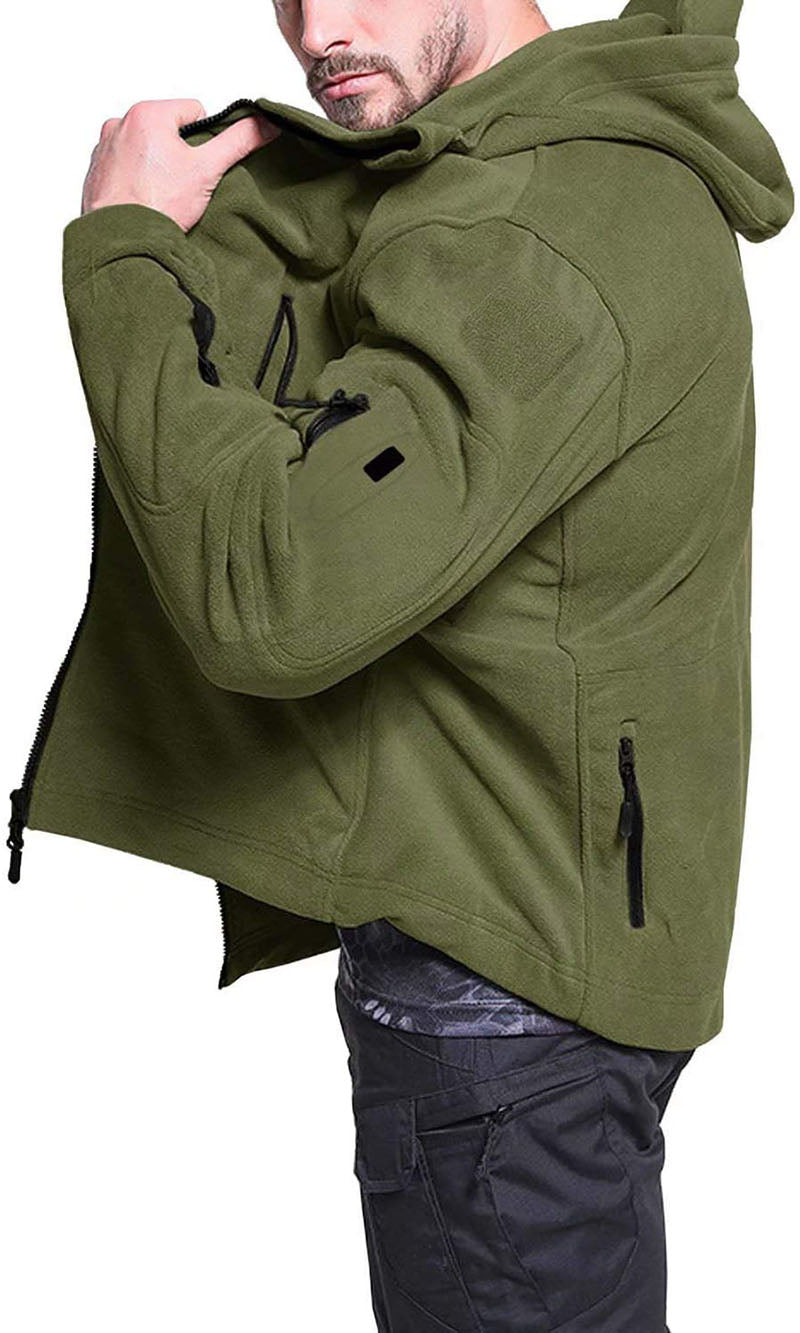 Mens Windproof Fleece Jacket  Tactical Winter Outerwear - Product detail 6