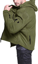 Mens Windproof Fleece Jacket  Tactical Winter Outerwear - Product detail 6