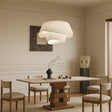 Modern Pendant Light  Sculptural Pleated Shade Design - Product showcase