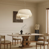 Modern Pendant Light  Sculptural Pleated Shade Design - Product showcase