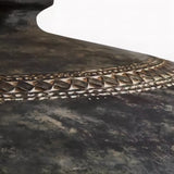 Ceramic Table Lamp  Textured Base with Pleated Shade - Product detail 5