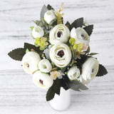 Silk Rose Bouquet  Pastel Pink Peony Arrangement - Product detail 12