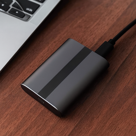 Portable SSD External Hard Drive  High-Speed USB-C Compact Storage - Product showcase