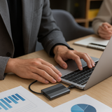 Portable SSD External Hard Drive  High-Speed USB-C Compact Storage - Detailed view