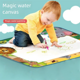 Educational Water Drawing Mat  Large Format Creative Play Surface - Detailed view