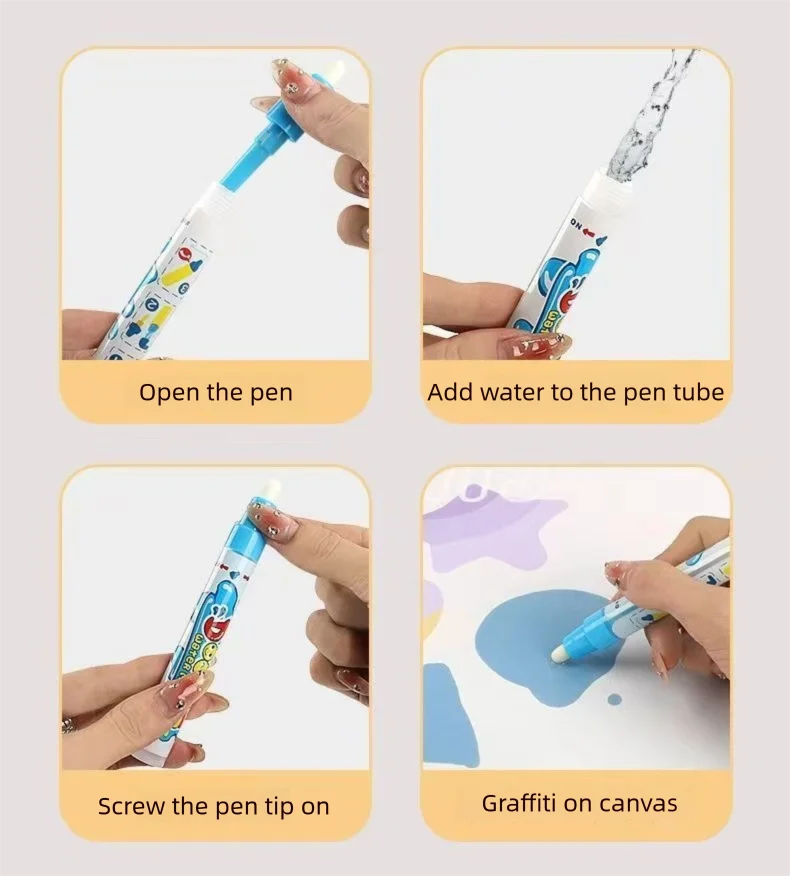 Educational Water Drawing Mat  Large Format Creative Play Surface - Product example