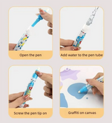 Educational Water Drawing Mat  Large Format Creative Play Surface - Product example