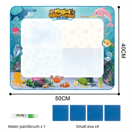 Educational Water Drawing Mat  Large Format Creative Play Surface - Product detail 9