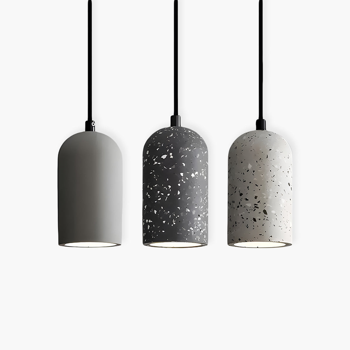 Modern Concrete Pendant Light  Minimalist Cylindrical Design - Product detail 6