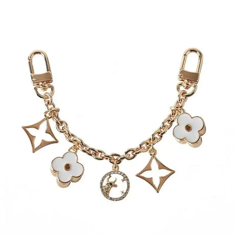 Floral Bag Chain Pendant  Four-Leaf Charm Design - Product detail 4