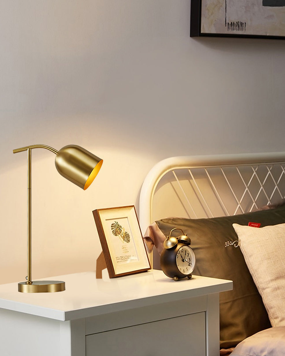 Modern Brass Table Lamp  Adjustable Reading Light - Product detail 5