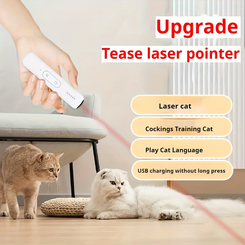 Rechargeable Cat Laser Toy  Interactive Pet Exercise Device - Detailed view